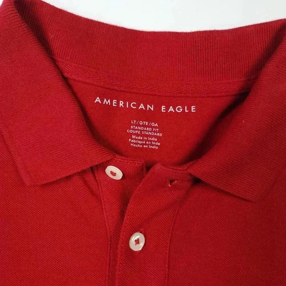American Eagle Short Sleeve Polo Shirt - Picture 2 of 4